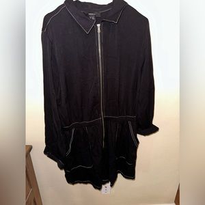 Forever 21 2x romper jumper one-piece black